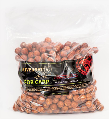 RIVERBAITS boilies FOR CARP Gama-Crab 3kg / 20mm